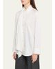 Vince Draped Scarf Silk-Blend Shirt - 4