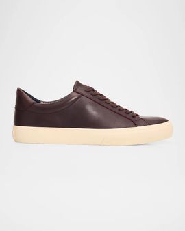 Vince Fulton Leather Low-Top Sneakers