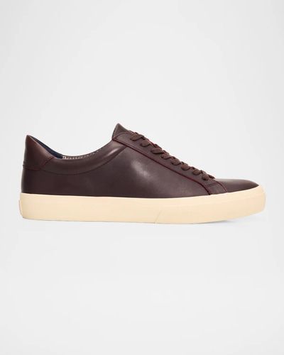 Vince Fulton Leather Low-Top Sneakers
