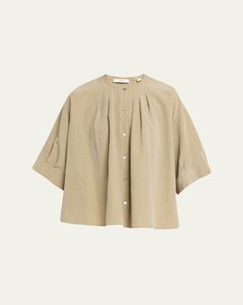 Vince Gathered A-Line Top