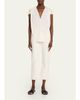 Vince Gathered Cap-Sleeve Silk-Blend Blouse - 2