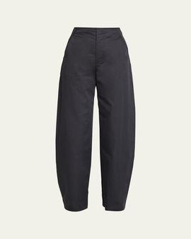 Vince High-Rise Poplin Pants