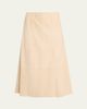 Vince Paneled Suede Maxi Skirt - 1