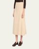 Vince Paneled Suede Maxi Skirt - 4