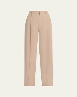 Vince Pleated High-Rise Pants