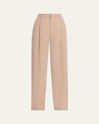 Vince Pleated High-Rise Pants