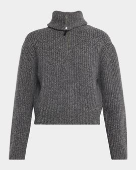 Vince Rib-Knit Wool-Cashmere Sweater