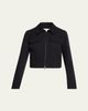 Vince Shrunken Stretch Cotton Jacket - 1