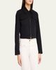 Vince Shrunken Stretch Cotton Jacket - 4