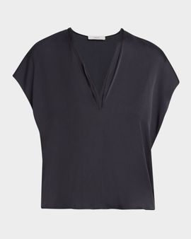 Vince Sleeveless Draped Top