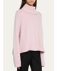 Vince Swing Wool-Cashmere Turtleneck Sweater - 4