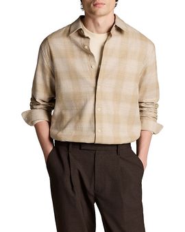 Vince Vince Ballow Plaid Cotton Shirt
