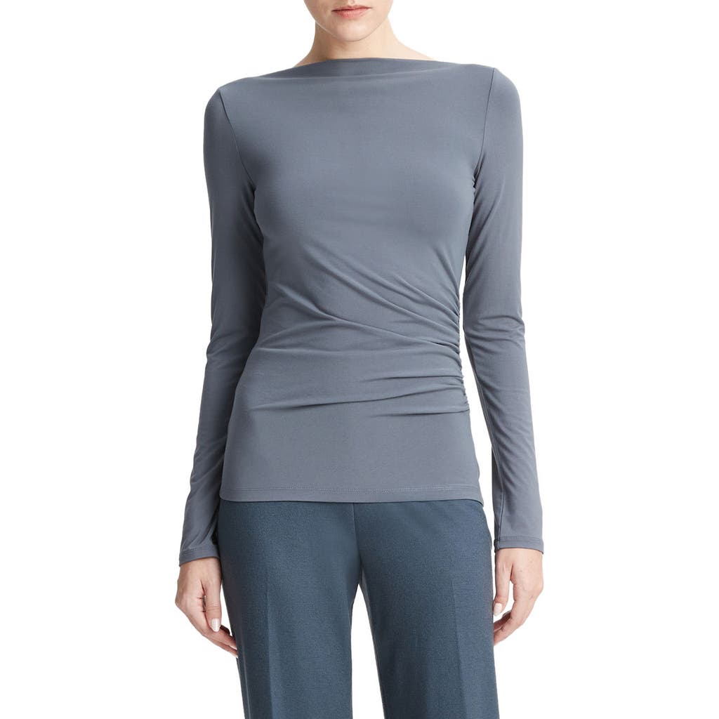 Vince Vince Bateau Neck Long Sleeve Top