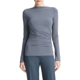 Vince Vince Bateau Neck Long Sleeve Top