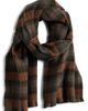 Vince Vince Bateman Plaid Brushed Merino Wool Scarf - 1
