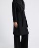 Vince Vince Belted Wool Blend Wrap Coat with Removable Bib - 4