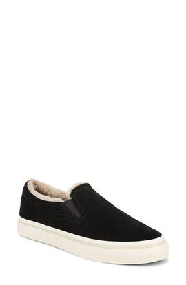 Vince Vince Blair Genuine Shearling Trim Slip-On Sneaker