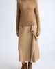Vince Vince Blanket Stitch Wool Blend Wrap Midi Skirt - 2