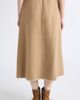 Vince Vince Blanket Stitch Wool Blend Wrap Midi Skirt - 3