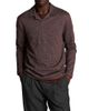 Vince Vince Blurred Birdseye Long Sleeve Polo Shirt - 1