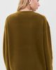 Vince Vince Boiled Cashmere Crew Moss Ochre - 3