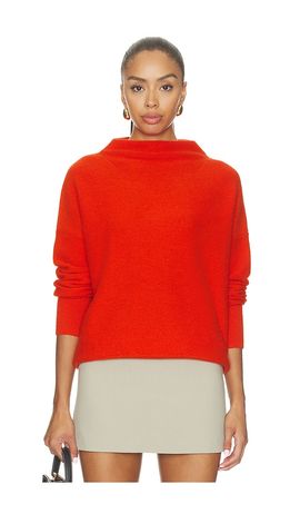 Vince Vince Boiled Funnel Neck Pullover Sweater