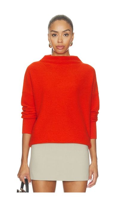 Vince Vince Boiled Funnel Neck Pullover Sweater