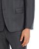 Vince Vince Brushed Plaid Regular Fit Suit Jacket - 6