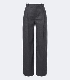 Vince Vince Camille wool-blend flannel wide-leg pants
