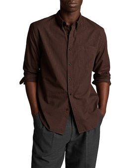 Vince Vince Carnes Plaid Cotton Long Sleeve Shirt