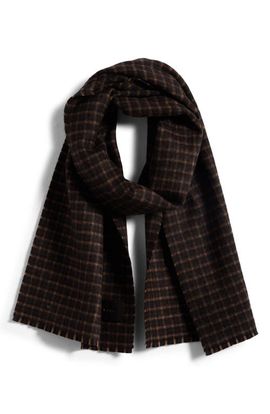 Vince Vince Carnes Plaid Double Face Wool & Cashmere Scarf