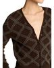 Vince Vince Cashmere Diamond Plaid Long Sleeve Cardigan - 4