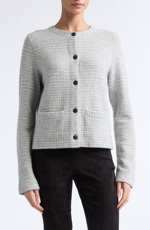 Vince Vince Check Print Knit Jacket