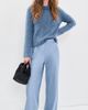 Vince Vince Colette Fluid Satin Bias Pants Delphite - 5