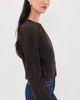 Vince Vince Collarless Cropped Suede Jacket Iron - 4