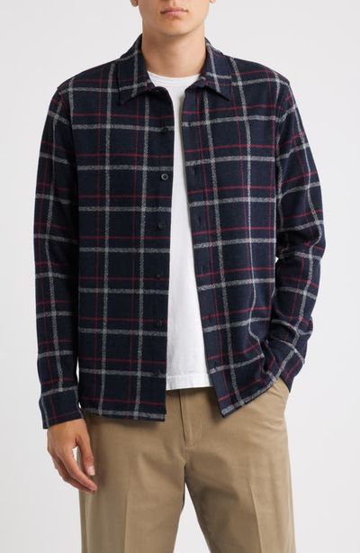 Vince Vince Continental Plaid Flannel Button-Up Shirt