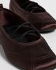 Vince Vince Coralie Satin Ballet Sneakers Ganache - 6