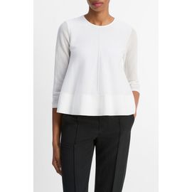 Vince Vince Cotton Blend A-Line Sweater