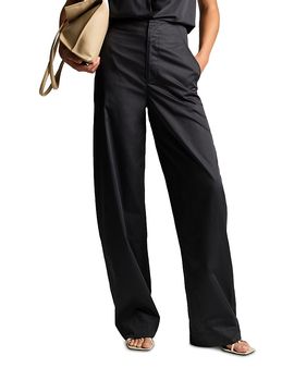 Vince Vince Cotton High Rise Elastic Waist Pants