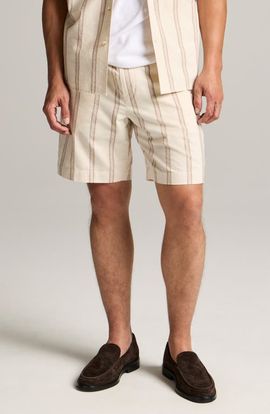 Vince Vince Cove Stripe Cotton & Hemp Shorts