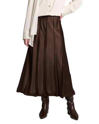 Vince Vince Creased Pleated Skirt
