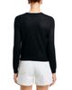 Vince Vince Crewneck Wool-Blend Dot Cardigan - 3