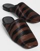 Vince Vince Dakota Fur Mules Molton Brown Multi - 5