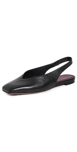 Vince Vince Darlina Slingback Flats Black