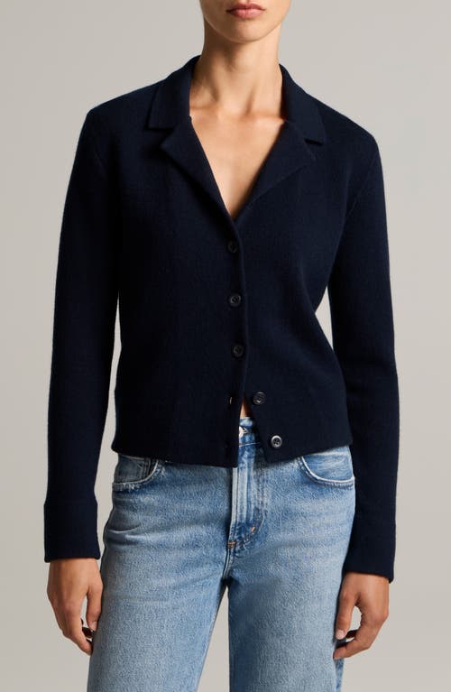 Vince Vince Double Face Notch Collar Cardigan
