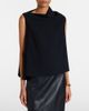 Vince Vince Draped asymmetric crÃªpe top - 2