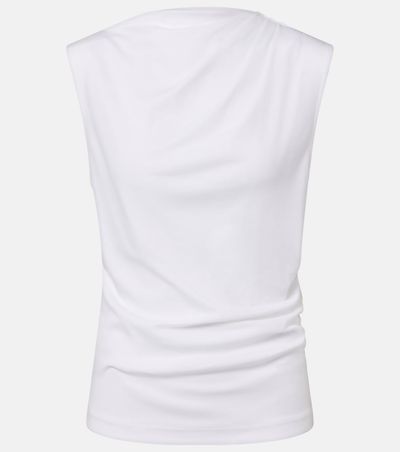 Vince Vince Draped cotton jersey top