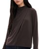 Vince Vince Draped Cowl Blouse Smoked Truffle - 1