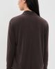Vince Vince Draped Cowl Blouse Smoked Truffle - 3