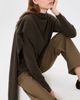 Vince Vince Draped Fringe Scarf Sweater pinewood - 2